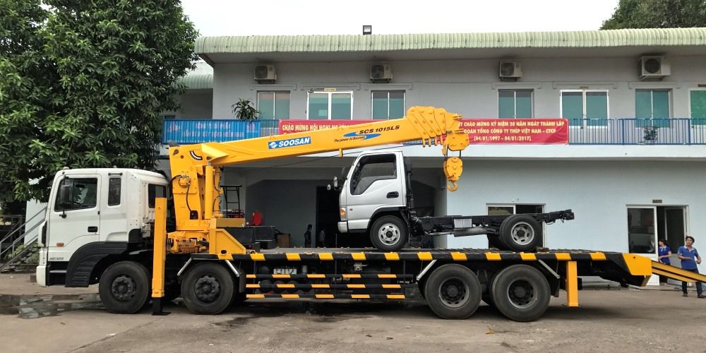 Xe Tải Hyundai HD320 Gắn Cẩu Soosan SCS1015LS | Cẩu 10 Tấn Hạng Nặng Xe Tải Hyundai HD320 Gắn Cẩu Soosan SCS1015LS | Cẩu 10 Tấn Hạng Nặng